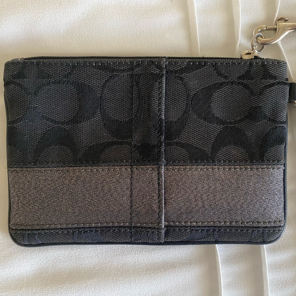 Coach Black Wristlet